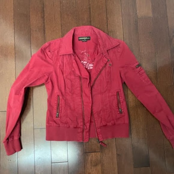 Guess Jeans Jacket Red - Picture 1 of 2